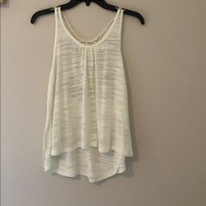 Off white tank top